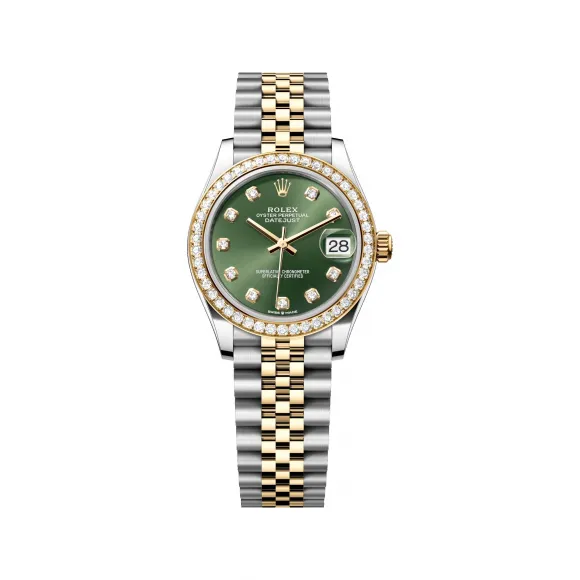 劳力士/Rolex 日志型 31 MM 黄金及蚝式钢 藉恒动摆陀双向自动上链 女表 M278383rbr-0030