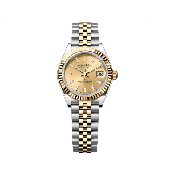 劳力士/Rolex 女装日志型 28 MM 黄金及蚝式钢 藉恒动摆陀双向自动上链 女表 M279173-0001