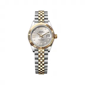 劳力士/Rolex 女装日志型 28 MM 黄金及蚝式钢 藉恒动摆陀双向自动上链 女表 M279173-0003