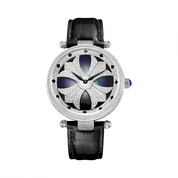 罗米/Ronald Mille 316L精钢 42mm 瑞士石英机芯 男表 R6205A1-1