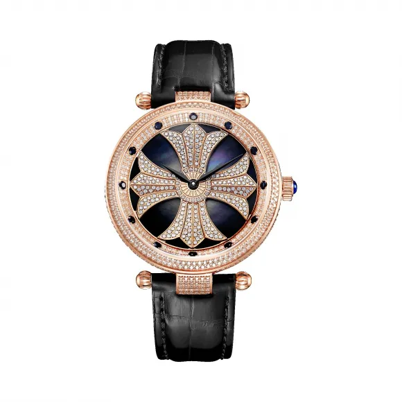 罗米/Ronald Mille 316L精钢 42mm  瑞士石英机芯 男表 R6205A1-2