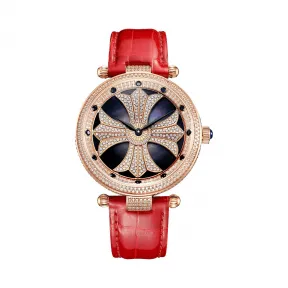 罗米/Ronald Mille 316L精钢 42mm  瑞士石英机芯 男表 R6205A1-3