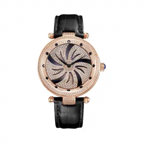 罗米/Ronald Mille 316L精钢 42mm  瑞士石英机芯 男表 R6205A2-2