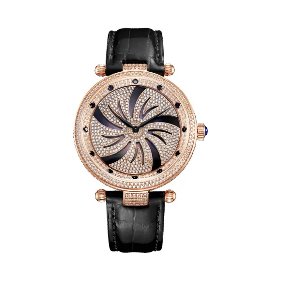 罗米/Ronald Mille 316L精钢 42mm  瑞士石英机芯 男表 R6205A2-2