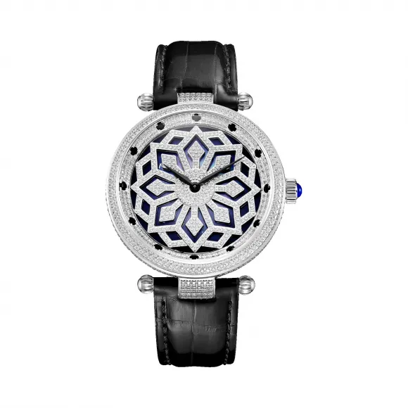 罗米/Ronald Mille 316L精钢 42mm 瑞士石英机芯 男表 R6205A3-1