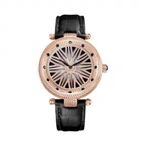 罗米/Ronald Mille 316L精钢 42mm 瑞士石英机芯 男表 R6205A5-2