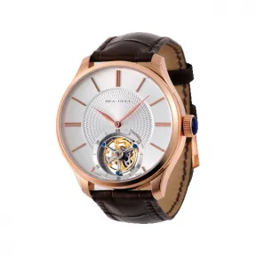 海鸥/Seagull 陀飞轮系列 41.3mm 18k玫瑰金 手动机械机芯 男表 118.860