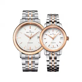 海鸥/Seagull 女士/情侣系列 32mm,40mm 全钢壳体 自动机械机芯 情侣表 217.12.1015-L