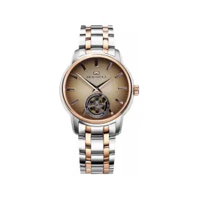 海鸥/Seagull 陀飞轮系列 43mm 精钢镶18K玫瑰金圈 手动机械机芯 男表 217.92.8814VG