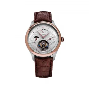 海鸥/Seagull 陀飞轮系列 42mm 钛壳镶嵌18K玫瑰金表圈 手动机械机芯 男表 218.17.7026GT