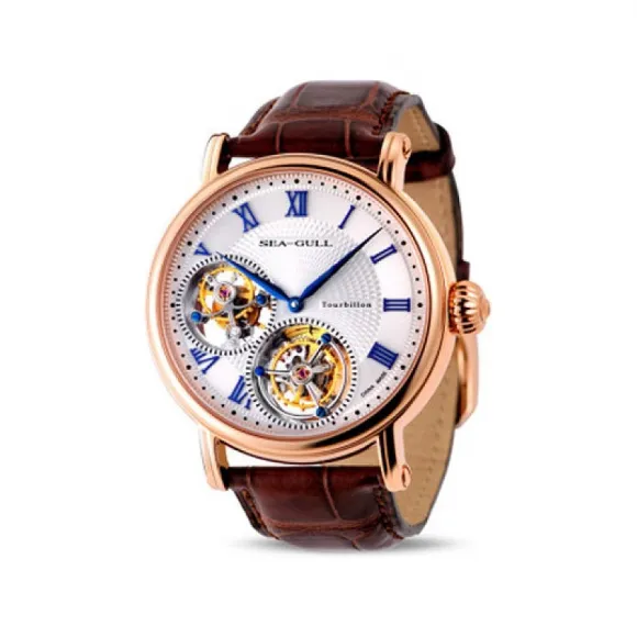 海鸥/Seagull 陀飞轮系列 43mm 玫瑰金,18K金 手动机械机芯 男表 ST8080GC