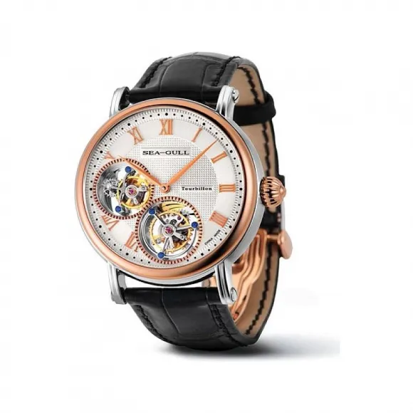 海鸥/Seagull 陀飞轮系列 43mm 玫瑰金,18K金 手动机械机芯 男表 ST8080GS