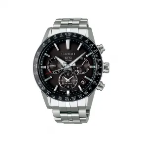 精工/Seiko 42.9 MM 钛金属 太阳能GPS卫星电波校时 男表 SBXC003