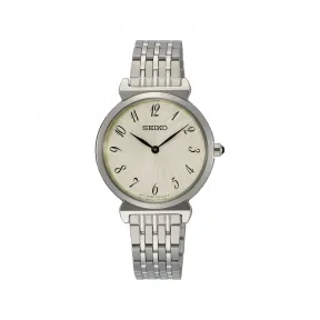 精工/Seiko discovermore系列 29.6MM 不锈钢 石英机芯 女表 SFQ801