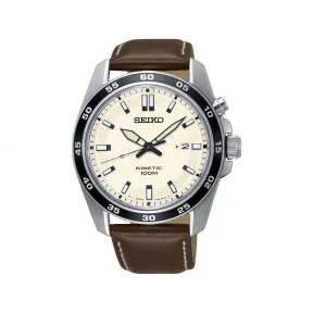 精工/Seiko discovermore系列 42.6MM 不锈钢 人动电能 男表 SKA787