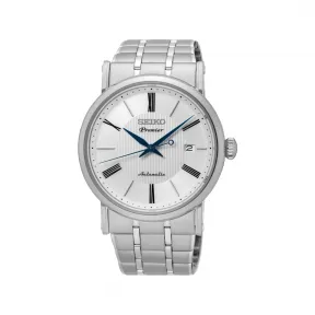 精工/Seiko seikopremier系列 40.6MM 不锈钢 自动机械机芯 男表 SRPA17