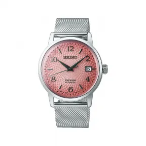 精工/Seiko presage系列 38.5MM 不锈钢 自动机械机芯 男表 SRPE47