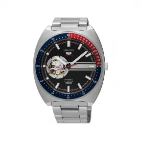 精工/Seiko 5sports系列 44.0MM 不锈钢 自动机械机芯 男表 SSA329