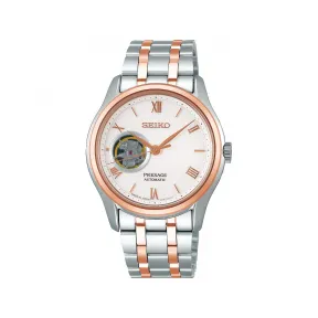 精工/Seiko presage系列 38.3MM 不锈钢 自动机械机芯 男表 SSA412