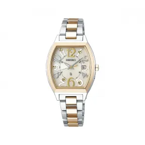 精工/Seiko Lukia系列 27.7MM 防锈的 太阳能机芯 女士 SSVW216