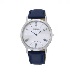 精工/Seiko discovermore系列 37.8MM 不锈钢 太阳能 男表 SUP857