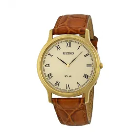 精工/Seiko Core系列 金色精钢 石英机芯 男表 SUP876