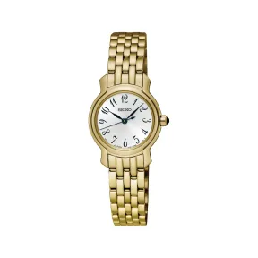 精工/Seiko discovermore系列 22.3MM 不锈钢 石英机芯 女表 SXGP64