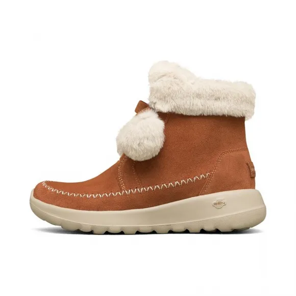 斯凯奇/Skechers 赤褐色 ON-THE-GO JOY 女子时尚雪地靴 144004-RUST