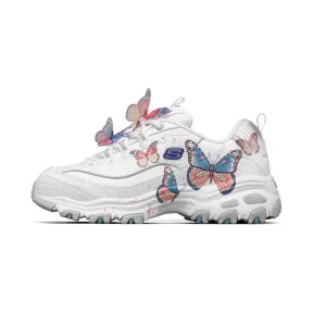 斯凯奇/Skechers 白色/薰衣草色 D'LITES 1.0 女子休闲鞋 149233-WLV