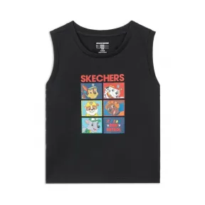 斯凯奇/Skechers 深黑色 VEST 男童无袖衫 汪汪队联名款 L220B060-002K