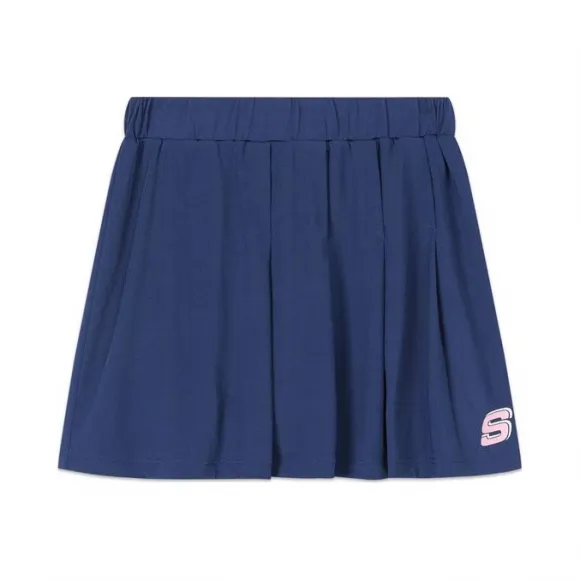 斯凯奇/Skechers 蓝色深渊 SKIRT 女童短裙 L220G047-005F