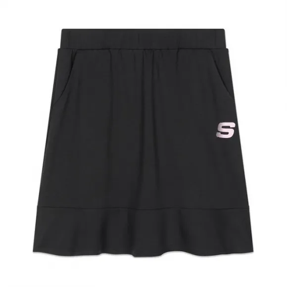 斯凯奇/Skechers 碳黑 SKIRT 女子短裙 L220W014-0018