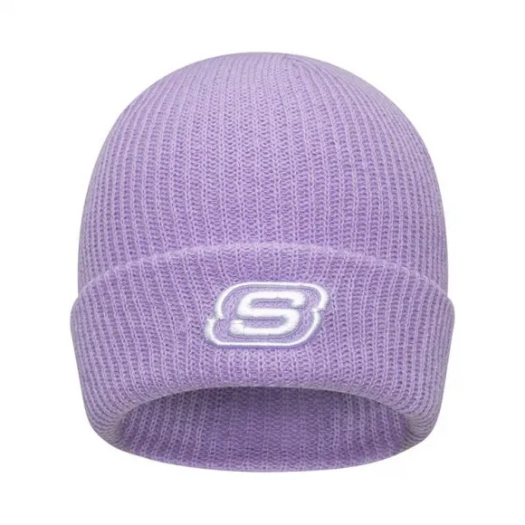 斯凯奇/Skechers 薰衣草紫 BEANIE 儿童针织帽 L320K165-005U