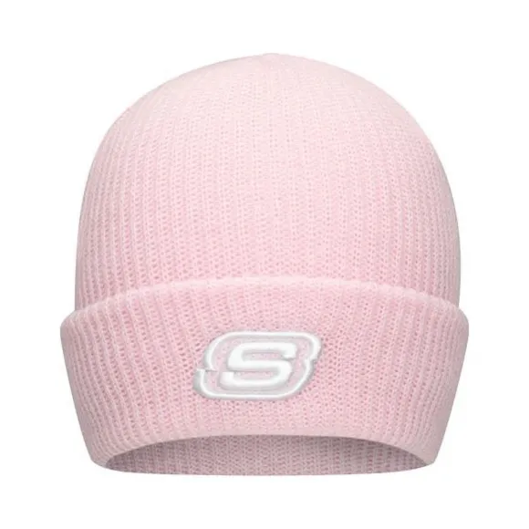 斯凯奇/Skechers 芭蕾粉 BEANIE 男女同款针织帽 L320U158-00ET