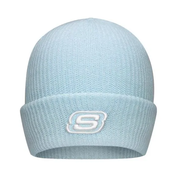斯凯奇/Skechers 瀑布蓝 BEANIE 男女同款针织帽 L320U158-00M7