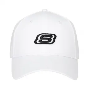 斯凯奇/Skechers 亮白色 BASEBALLCAP 男女同款棒球帽 Barrel合作款 L320U202-0019
