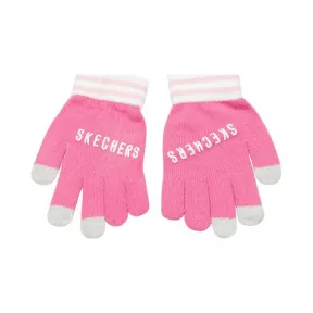 斯凯奇/Skechers 杜鹃粉 GLOVES 儿童手套 L420K092-00CF