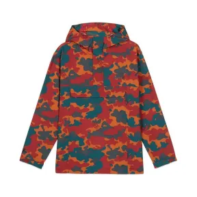 斯凯奇/Skechers 红色迷彩满印 WOVENHOODEDANORAK 男子连帽风衣 L420M036-00P9