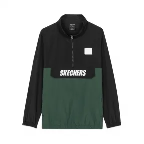 斯凯奇/Skechers 碳黑 WOVENANORAK 男子风衣 L420M183-0018