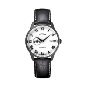时添雅/Sultana 41毫米 x 48毫米 不锈钢镀黑 自动机械机芯 男表 399107