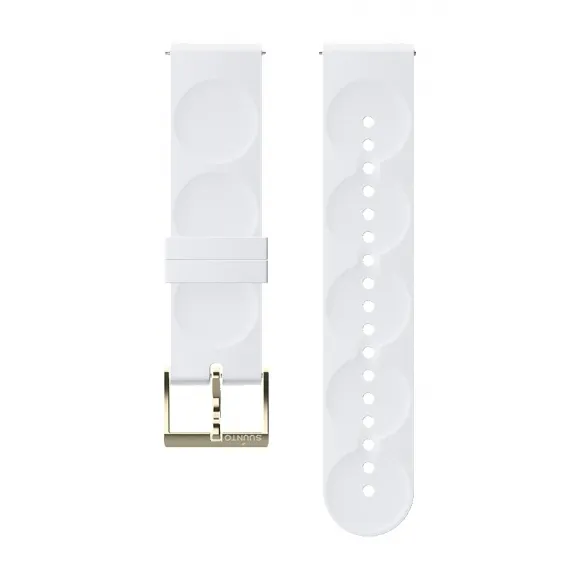 颂拓/Suunto Suunto 20MM Urban 1 Silicone Strap White Gold（S 号） SS050061000