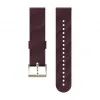 颂拓/Suunto Suunto 20MM Urban 1 Silicone Strap Burgundy Gold，S 码 SS050062000