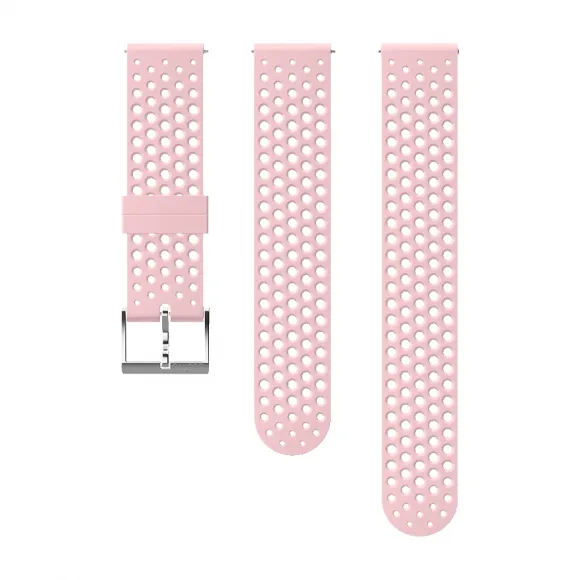 颂拓/Suunto Suunto 20MM Athletic 1 硅胶表带 樱花粉 精钢（S+M 号） SS050176000