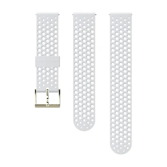 颂拓/Suunto Suunto 20MM Athletic 1 硅胶表带 白色 金色（S+M 号） SS050179000