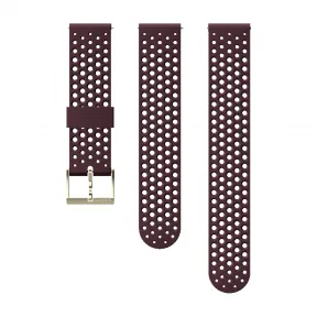 颂拓/Suunto Suunto 20MM Athletic 1 Silicone Strap Burgundy Gold（S+M 号） SS050216000
