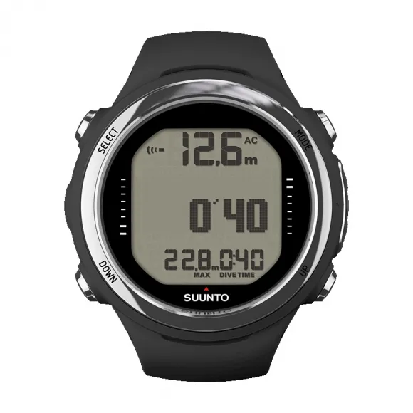 颂拓/Suunto D4i Novo Black - USB 数据线和加长表带单独出售 SS050277000