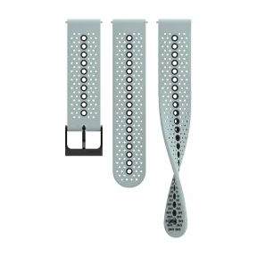 颂拓/Suunto Suunto 22MM Athletic 1 硅胶表带 Ice Blue Black（S+M 号） SS050695000