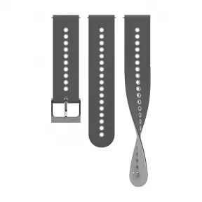 颂拓/Suunto Suunto 22MM Urban 4 硅胶表带 Rock Gray（S+M 号） SS050699000