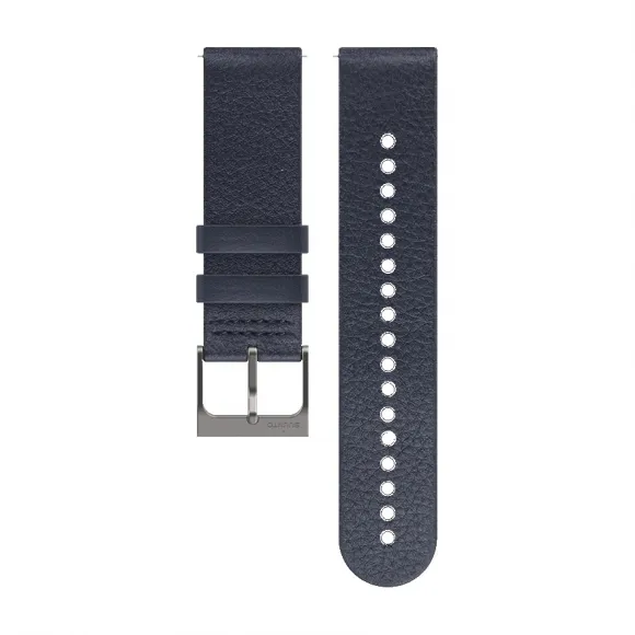颂拓/Suunto Suunto 22MM Urban 6 皮革表带 Granite Blue（M 号） SS050703000