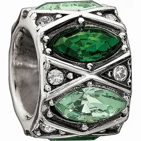 施华洛世奇/Swarovski 串珠 Green Marquise Bead 1125452